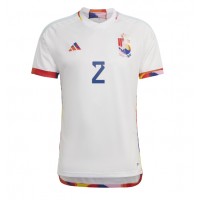 Camisa de time de futebol Bélgica Toby Alderweireld #2 Replicas 2º Equipamento Mundo 2022 Manga Curta